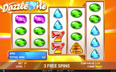 Dazzle Me Slot Free Spins