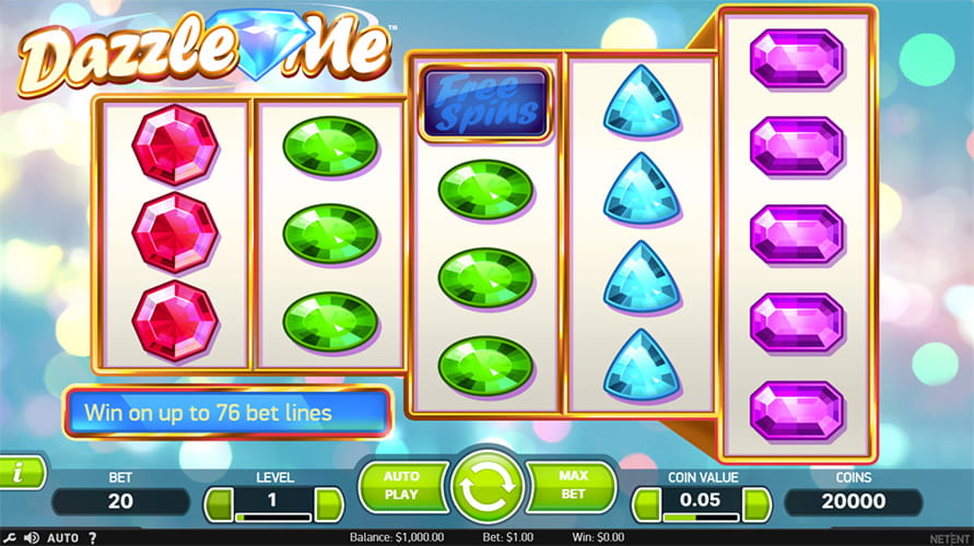 Dazzle Me play online for free