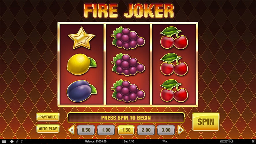 Fire Joker play online for free