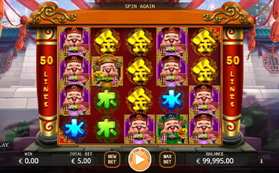 The Five Fortune Gods Slot Game at the King Billy Ghanaian Online Casino