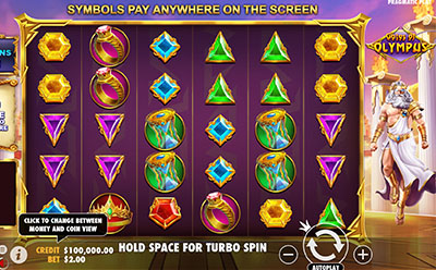 The Gates of Olympus Slot Game at the Mozzart Casino Ghanaian Online Casino