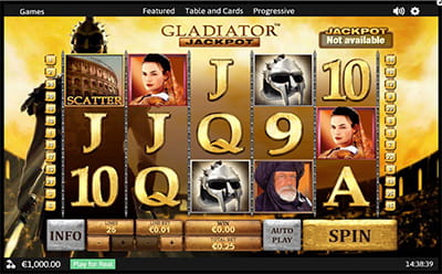 The Gladiator Slot Game at the Slots Heaven Ghanaian Online Casino