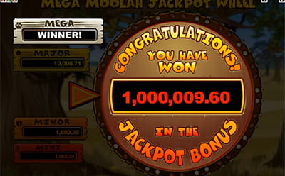 Mega Moolah Slot Bonus game