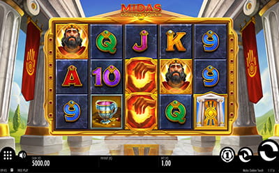 The Midas Golden Touch Slot Game at the King Billy Ghanaian Online Casino