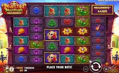The Muertos Multiplier Megaways Slot Game at the MansionCasino Ghanaian Online Casino
