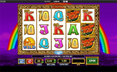 The Rainbow Riches Slot Game at the Ghanaian 888casino Online