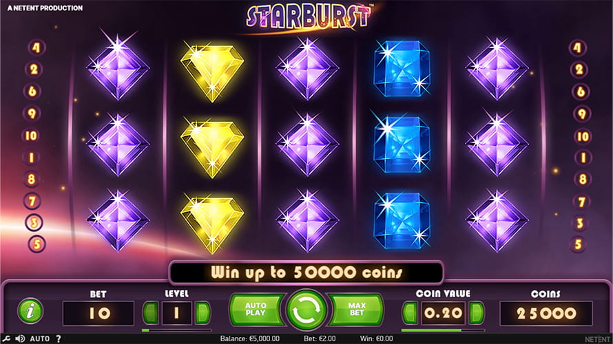 Starburst play online for free