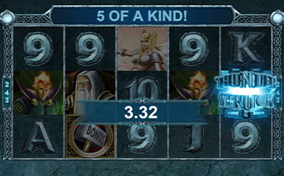 Thunderstruck II Slot Bonus game